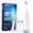 Pink, variant on DREAMSOME Rotary Electric Toothbrush, Tooth Brush with 5 Deep Clean Modes, 4 Replacement Soft Brush Heads, Electric Toothbrush for Adults Kids, 30-Day Battery Life, Black