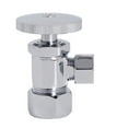 thumbnail image 6 of Westbrass 15" Bendable Corrugated Faucet and Toilet Supply Kit with Round Handle Angle Stop, Polished Chrome, 6 of 7