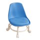 thumbnail image 3 of Taburete con ruedas bajo Taburete corto con respaldo Silla giratoria de 360  degree Taburete con ruedas pequeño Asiento de cuero PU resistente al desgaste Azul Sunnimix Asiento rodante bajo, 3 of 8