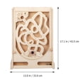 thumbnail image 2 of Wooden Marble Game Toy Children Marble Shooting Toy Desktop Educational Toy, 2 of 6