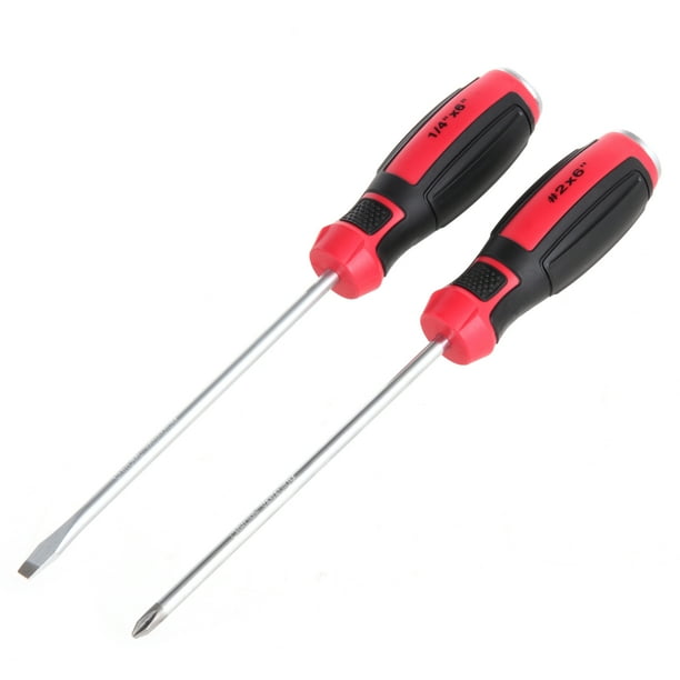 Hyper Tough 2 Piece Solid Shaft Demolition Screwdriver Set TS70978A