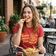thumbnail image 6 of Womens Taters Gonna Tate T Shirt Funny French Fries Skateboarding Graphic Tee Womens Graphic Tees, 6 of 8