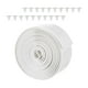 thumbnail image 5 of Correas de vinilo para reparación de sillas de patio, correa de repuesto, 2" x 20 pies, fácil de instalar Blanco, 5 of 9