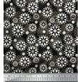 thumbnail image 1 of Soimoi Velvet Fabric Floral Mandala Fabric Prints by Yard 58 Inch Wide, 1 of 3