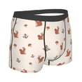 thumbnail image 3 of Daiia Cute Squirrel Men's Underwear Boxer Briefs, Cotton Stretch Moisture-Wicking Underwear-Large, 3 of 9