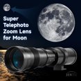 thumbnail image 4 of JINTU 420-1600 mm Teleobjetivo zoom lente manual para Canon T7i T6 T6i T6s T7 T8i T3i, T4i, T5, T5i,, 4 of 7