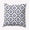 Purplish Blue, variant on Simply Daisy 18" x 18" Modern Tribal Pattern Indoor/Outdoor Throw Pillow, Carribbean Turquoise (1 count)