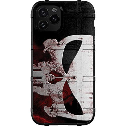 Rugged Shield Limited Edition Case Design by EGO Tactical for Apple iPhone 12 & iPhone 12 Pro (6.1") - Bloody Punisher Sideways