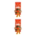 thumbnail image 4 of Cartel de puerta delantera Moyic Feliz Navidad decoración colgante 2Conjunto, 4 of 6
