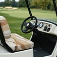 thumbnail image 4 of POLERO Milky White Marble Print Golf Cart Seat Covers and Backrest Cover, Universal Club Car Seat Covers for Ezgo Seats Golf Carts, Breathable Bench Cushion Cover, 4 of 8