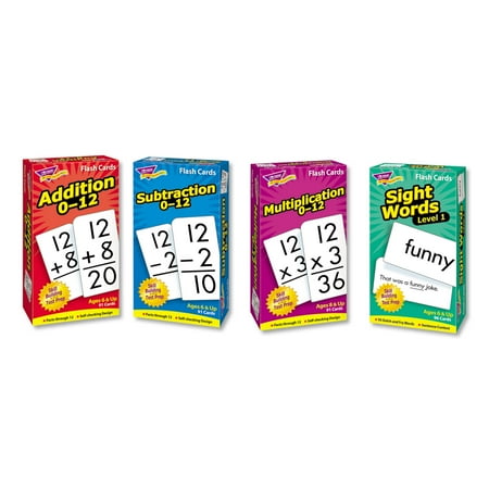 Trend Enterprises Subtraction Flash Cards, Set of 91