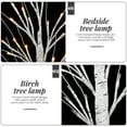 thumbnail image 4 of Lighted Tree Fall Decor LED White Birch Tree Adornment for Indoor No Battery, 4 of 7