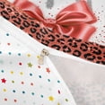 thumbnail image 3 of Homewish Orange Bow Twin Duvet Cover for Girls, Cute Leopard Print Twin Bedding, Polka Dots Reversible, 2 Pieces 1 Duvet Cover and 1 Pillowcase, 3 of 5