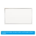 thumbnail image 4 of Uxcell Blank Greeting Cards,50pack Favor Decor Foldable Blank Card, Silver Tone White, 4 of 5