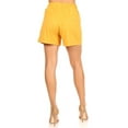 thumbnail image 5 of Women's Casual High Waist Basic Solid Pull On Shorts Pants, 5 of 6