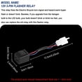 thumbnail image 2 of Electric Bicycle Three-Wire LED Turning Signal Lights Positive Control Flasher LED Blinking Relay 12V, 2 of 6