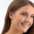 thumbnail image 5 of Blomdahl | Hypoallergenic | Silver Titanium Bezel Crystal Stud Earrings | Best Choice For Sensitive Ears, 5 of 5