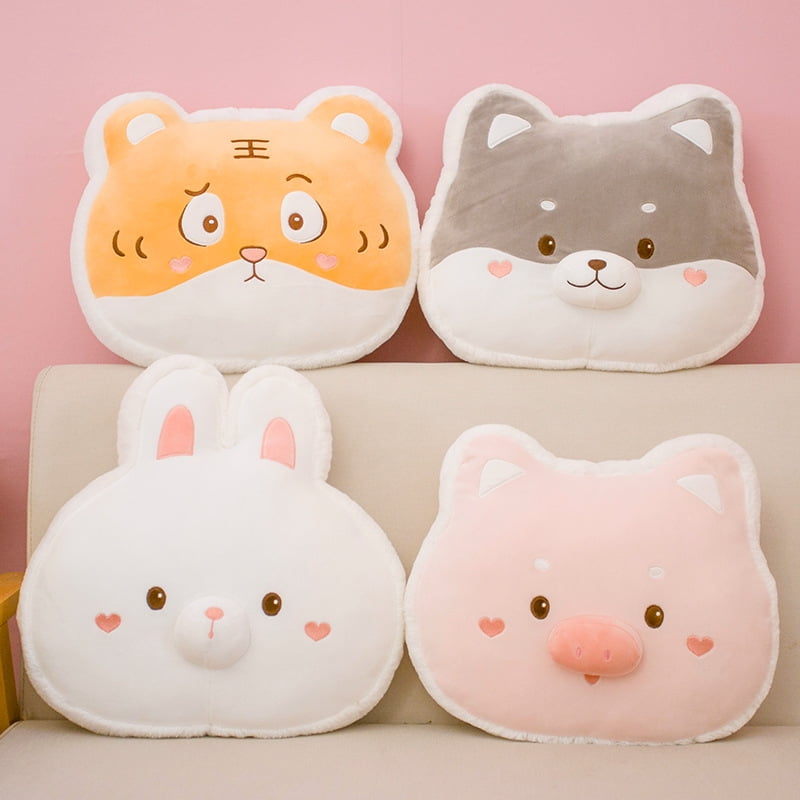 15.7in Rabbit Stuffed Animal Plush Toy , Toy Pillow for Christmas, Birthday Gift，Sofa Bed Home Decoration，White