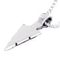thumbnail image 2 of Maytalsory Pendentif Suspendu en Acier Inoxydable Titane Cool Grands Colliers Ras du Cou Réglables Décorations Pendentifs pour Hommes, 2 of 6