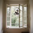 thumbnail image 4 of Charming Moonlight Witch Acrylic Stained Glass Window Hanging Suncatcher Panel Stunning Wall Art Decor & Witchy Ornament for Home Friends and Family (Moonlight Witch Design), 4 of 6