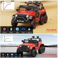 thumbnail image 3 of TROPOW Kids Cars Electric Ride On,4WD Switchable Electric Car for Kids Ages 3+, Kids Electric Vehicles Battery Powered Toy Car,Christmas Gifts for Kids,Red, 3 of 8