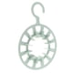 thumbnail image 5 of Estante de perchas 24 clip de plástico ropa calcetín de almacenamiento rack ahorrador verde, 5 of 9