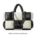 thumbnail image 4 of Wweixi Lightweight Puffer Tote Bag With Padded Comfortable Shoulder Straps Large Capacity Shoulder Bag Six Grid 1Set, 4 of 6