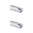 thumbnail image 1 of Silver Double Sided End Tom Drum Screws with Mounting Lugs Style A 2Set, 1 of 6