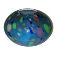 thumbnail image 1 of Jarrón Manhattan Chic Artisan de cristal redondo multicolor, 1 of 1
