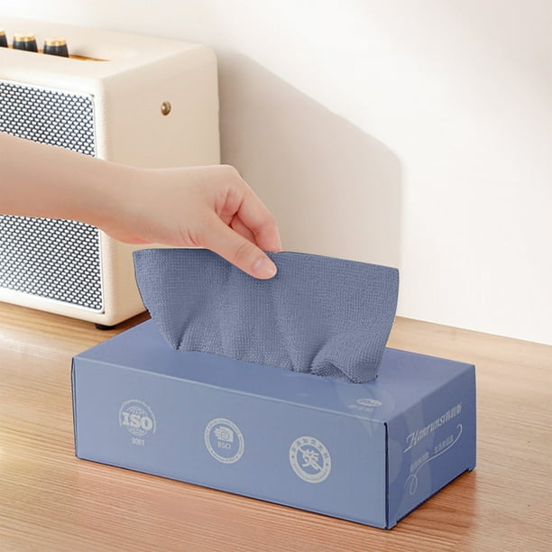 BeforeyaynReusable Microfiber Cleaning And Drying Wipes With Dispenser Box, Pack Of 20