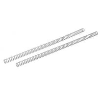 1.2mmx12mmx305mm 304 Stainless Steel Compression Springs Silver Tone 2pcs