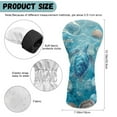thumbnail image 6 of Yuyamidu Sea Turtle Golf Club Head Covers Shell Driver Headcover Fairway Wood Head Cover Hybrid Headcover, Waterproof PU Leather Golf Head Covers, Blue, 6 of 7