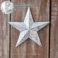 thumbnail image 4 of VHC Brands Patriotic Faceted Metal Star Galvanized Wall Hanging 8x8, Independence Day Decor, American Star Design, Distressed Appearance Metal Wall Hanging, Star Shape, Country, Metal Grey, 4 of 6