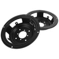 thumbnail image 1 of FESTFENDS 2 Pcs Cadre de Haut-Parleur Rond de 5 Pouces Panier en Fer pour Utilisation en Cinéma Maison et en Performance, 1 of 7