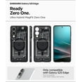 thumbnail image 2 of czcpp-Case for Galaxy S25 Edge Case, Ultra Hybrid MagFit Designed for Galaxy S25 Edge - Zero One Black, 2 of 4