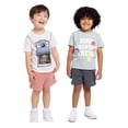 thumbnail image 5 of Paw Patrol Toddler Boys Graphic Tee and Fleece Cargo Shorts, 2 Piece, Sizes 12M-5T, 5 of 8