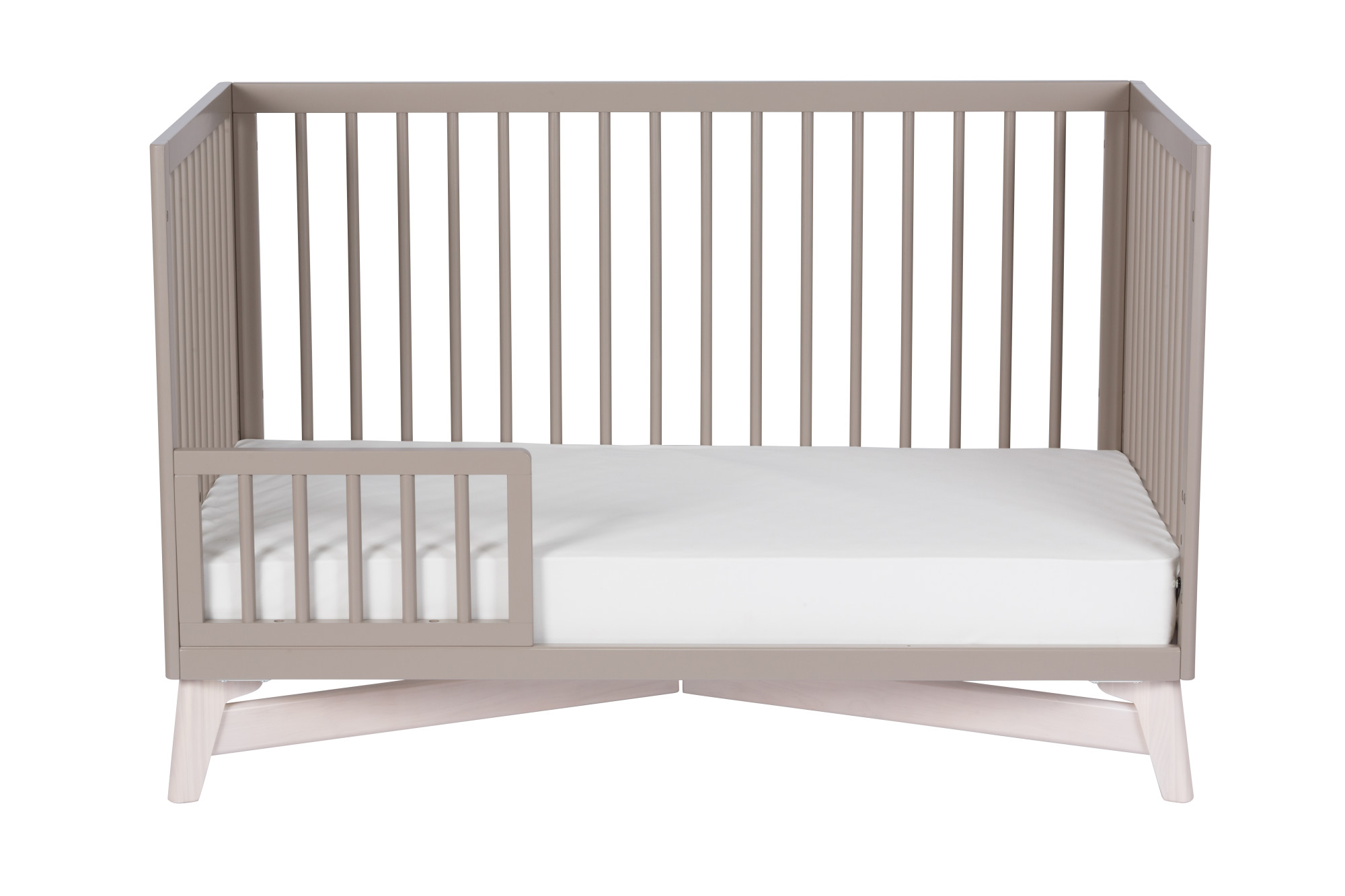 Little Seeds Spindle Toddler Guardrail, Taupe