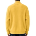 thumbnail image 4 of Babcutegg Big and Tall Mens Mock Neck Sweater Ribbed Knit Long Sleeve Soft Comfy Fall Winter Casual Pullover Sweaters Size M, 4 of 6