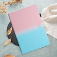 thumbnail image 5 of for Amazon Kindle 11th Generation 2022/Amazon Kindle 6" 2024, Gradient Color PU Leather Folio Stand Magnetic Wallet with Card Pockets [Auto Wake/Sleep] Soft TPU Shockproof Cover, Pink+Blue, 5 of 6