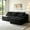 Grey-L-Shape Chaise, variant on AUU 96-Inch L-Shape Cloud Sectional Couch with Chaise and Cup Holder – No Assembly Required, Plush Fabric Modular Sofa for Living Room or Bedroom