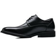 thumbnail image 2 of DADAWEN Men's Oxford Shoes Black Dress Business Shoes Comfortable Formal Event Shoes 12 US, 2 of 7
