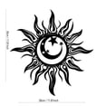 thumbnail image 4 of Metal Art Wall Decor | Black Metal Wall Art Sun and Moon Decor Celestial Wall Decor for Living Room Boho Outdoor Decor for Patio Bedroom, 4 of 9