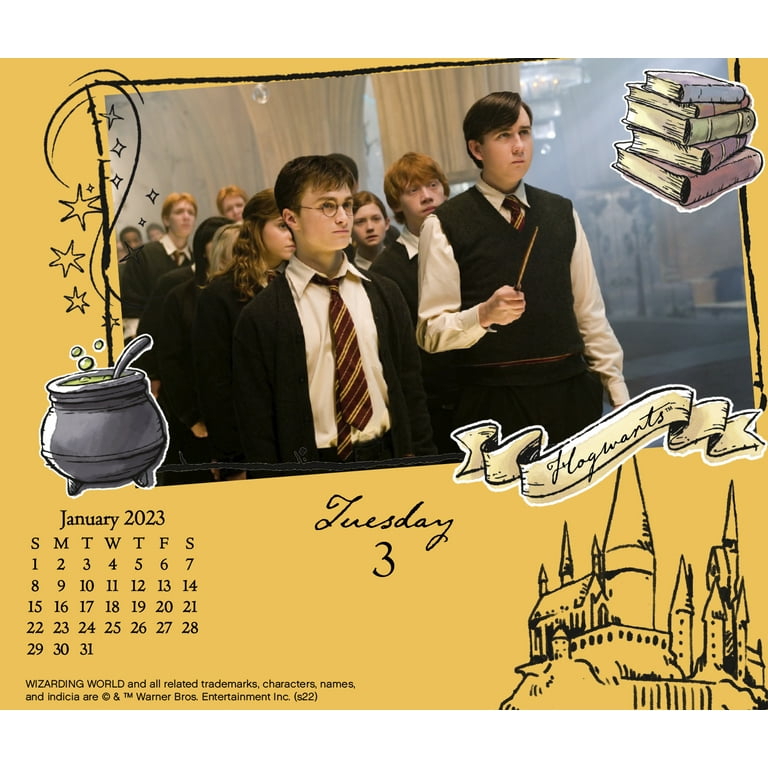 2023 Harry Potter Day-at-a-Time Box Calendar - Walmart.com