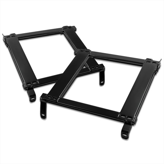 Spec-D Tuning Racing Seat Mounting Brackets Rail Track Pair Compatible with Nissan 240Sx S13 S14 1989-1998