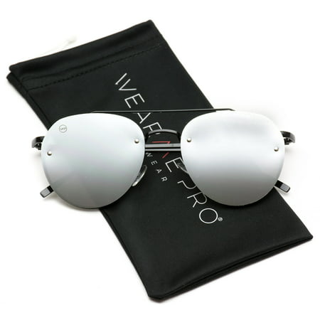 WearMe Pro - New Round Aviator Design Metal Frame Designer Inspired Sunglasses