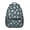 Robot and Ufos, variant on Robot and Gears Blue Pattern Backpack for School, Cute School Bag with Adjustable Shoulder Straps and Padded Back, 15.3"x11"x6.7"