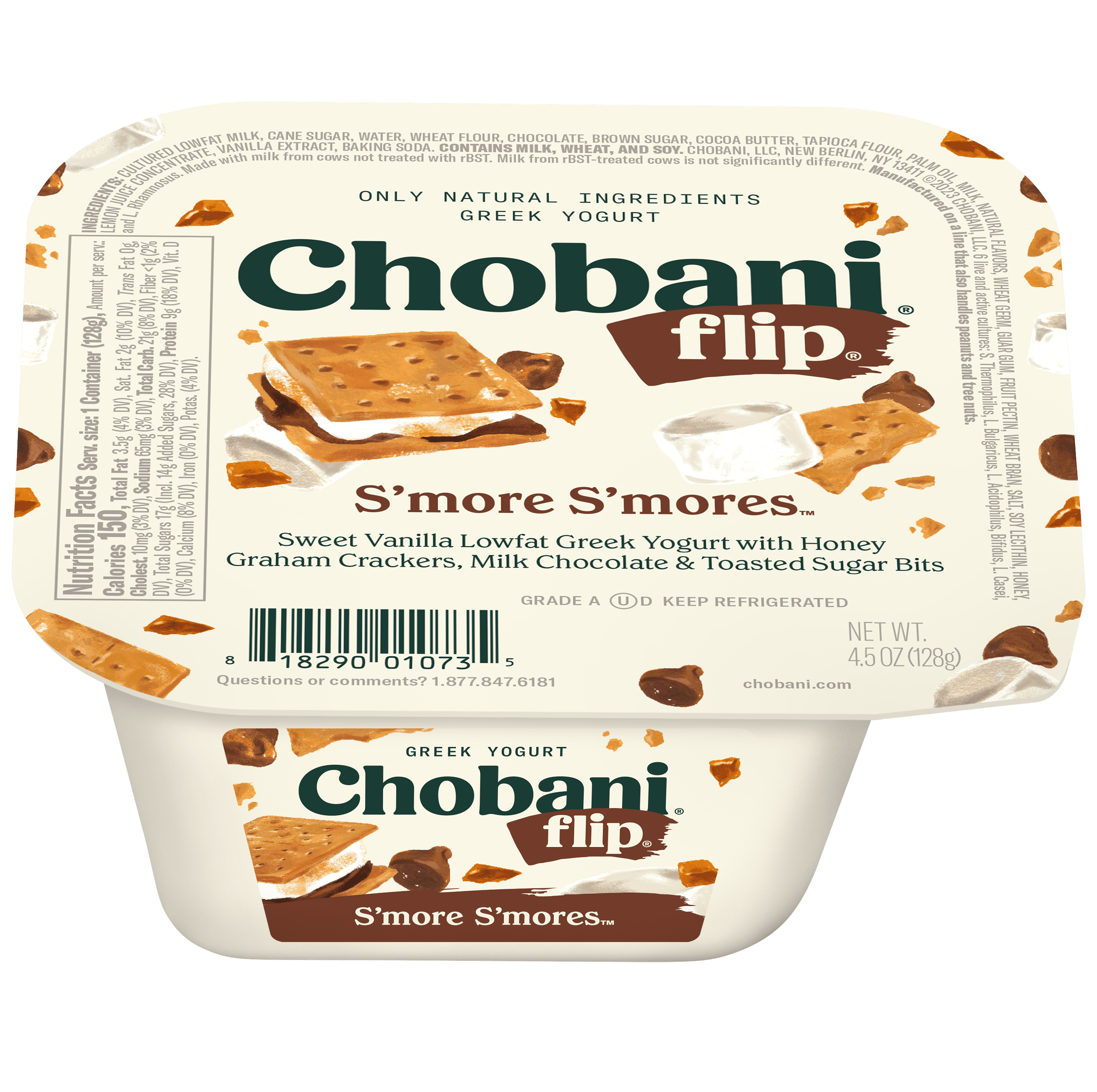 Chobani Flip Low-Fat Greek Yogurt, S'more S'mores 4.5 oz