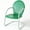 Grasshopper Green, variant on Afuera Living Industrial Steel Metal Patio Chair in Lime Gloss