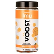 VOOST Immunity Gummies, Daily Vitamin for Immune System Health, Vitamin C + Zinc, Orange Zest, 90 Ct