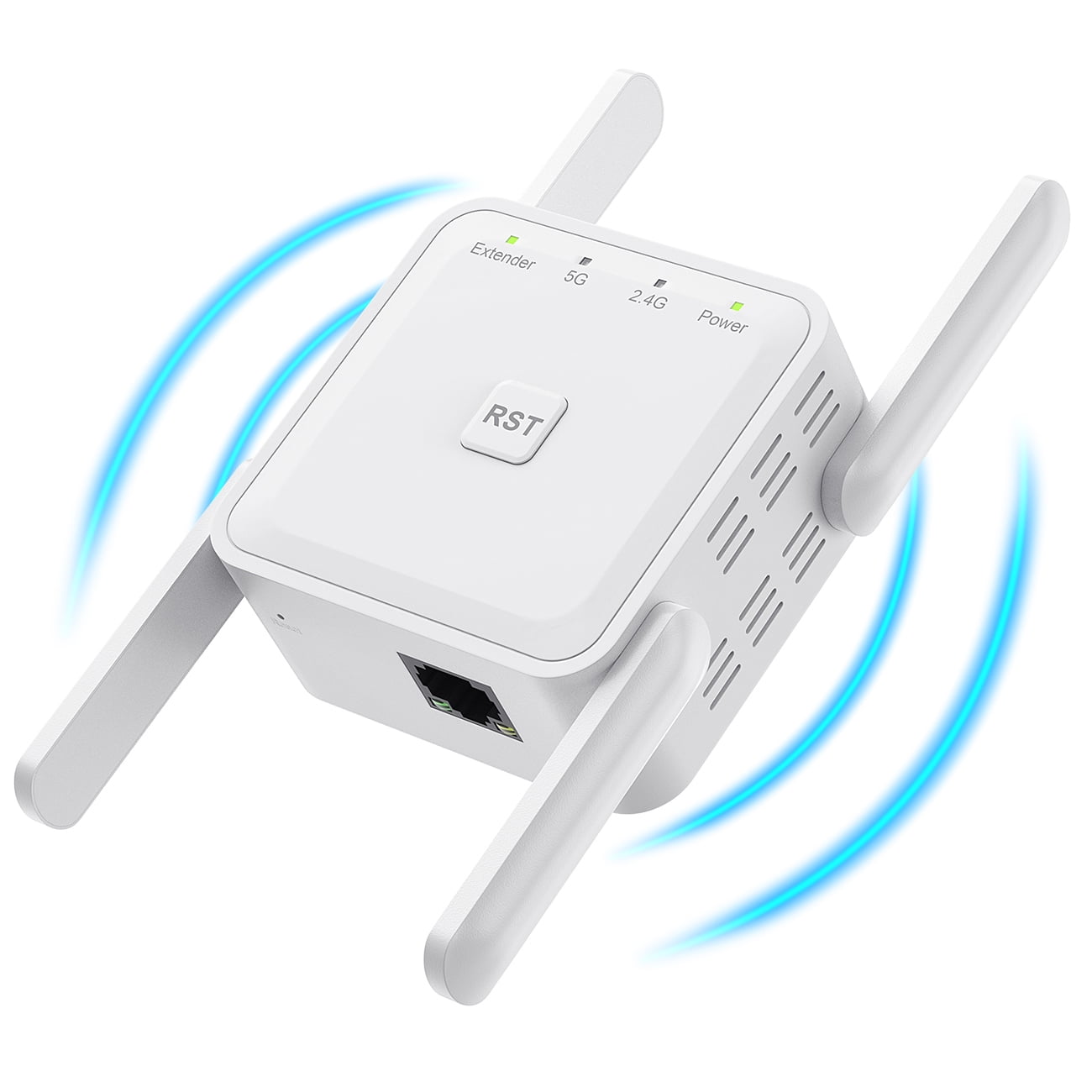 befolkning Hest mover 1200Mbps WiFi Extender WiFi Booster 2.4 & 5GHz Dual Band Repeater up to  2680 Sq.ft - Walmart.com